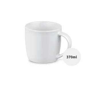 Tazza in ceramica bianca 370ml