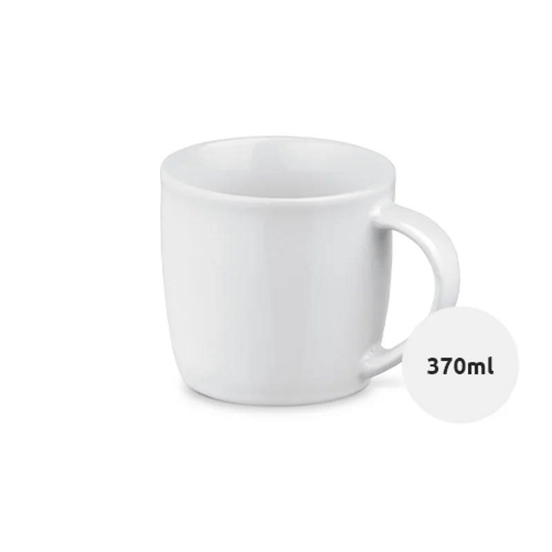 Tazza in ceramica bianca 370ml