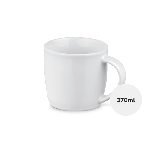 Tazza in ceramica bianca 370ml