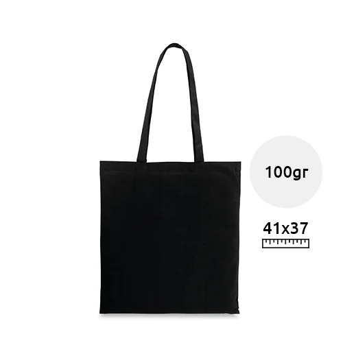 Shopper in Cotone disponibili in vari colori con manici lunghi da 100gr 37x41cm