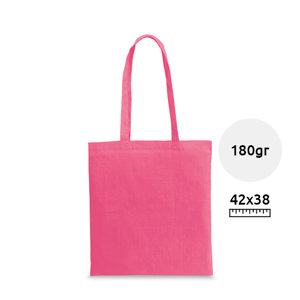 Shopper in cotone riciclato e RPET con manici lunghi da 180gr 38x42cm