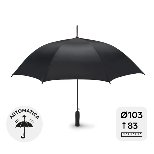 Ombrello automatico 23" con manico dritto in EVA