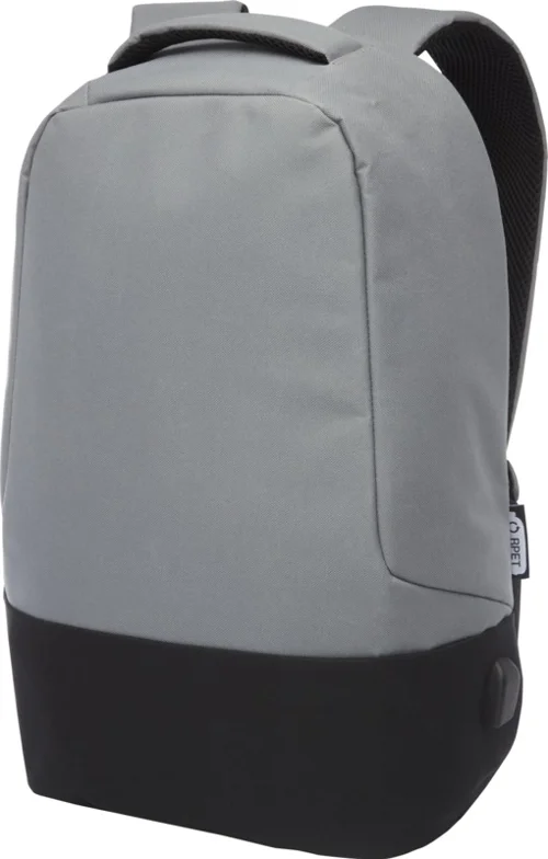 Zaino antifurto da 15'' in RPET con protezione RFID e porta USB