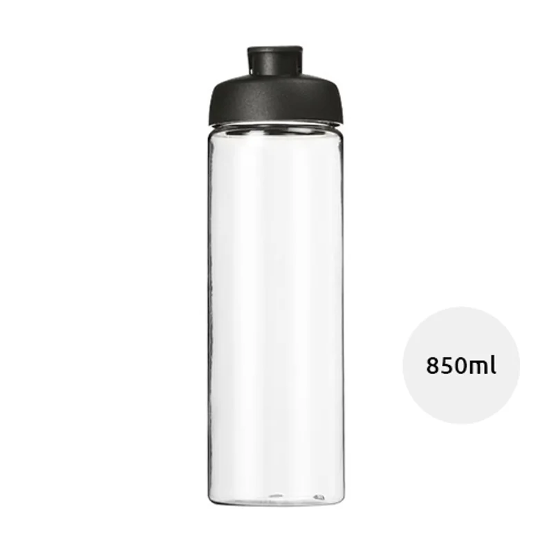 Borraccia in PET da 850 ml con coperchio a scatto