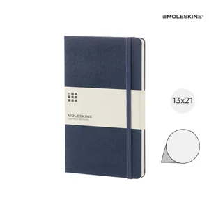 Block note Moleskine con copertina rigida e fogli neutri color avorio 13x21cm