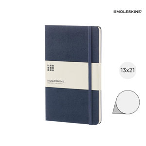 Block note Moleskine con copertina rigida e fogli neutri color avorio 13x21cm