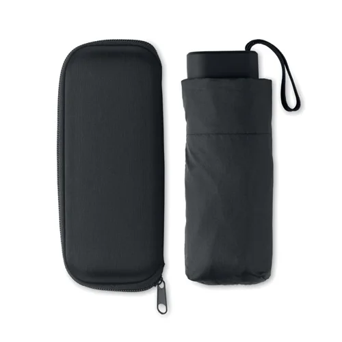 Ombrello mini pieghevole manuale da 19 pollici con custodia