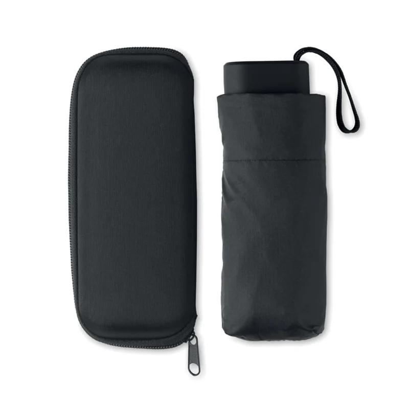 Ombrello mini pieghevole manuale da 19 pollici con custodia