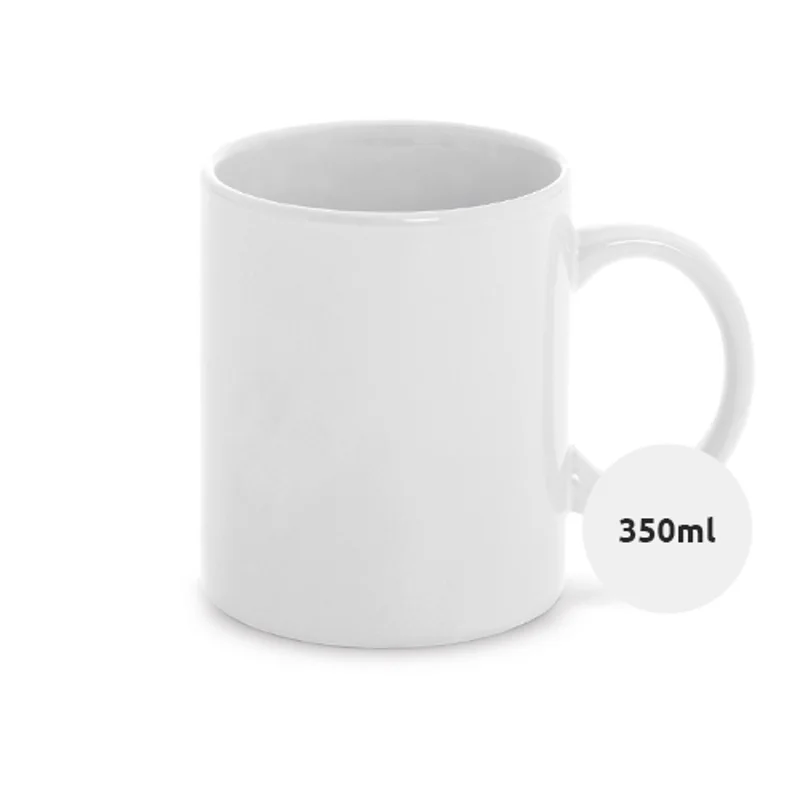 Tazza in ceramica bianca 350ml