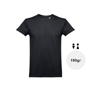 T-shirt da bambino unisex colori assortiti a girocollo taglio regolare 100% cotone 190gr