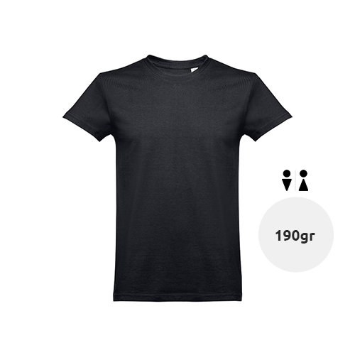 T-shirt da bambino unisex colori assortiti a girocollo taglio regolare 100% cotone 190gr