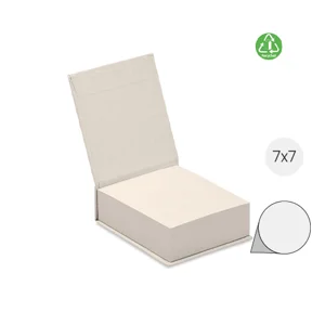 Blocknotes in cartone 70% cartone del latte riciclato e 30% carta riciclata