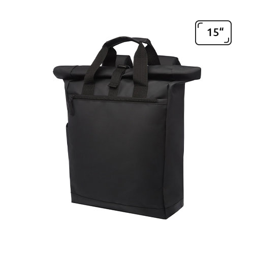 Zaino impermeabile per pc da 15" chiusura superiore arrotolabile 23L