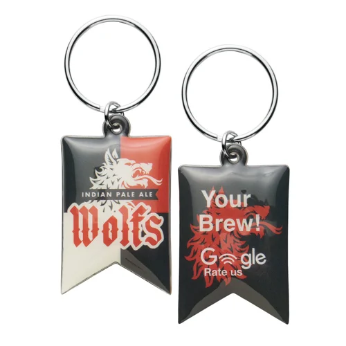 Portachiavi NFC in gomma PVC morbido con forma personalizzata
