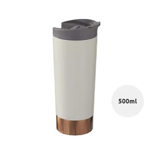 Bicchiere termico in acciaio inox a doppio strato con isolamento sottovuoto in rame 500ml