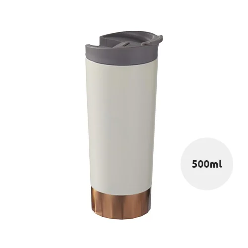 Bicchiere termico in acciaio inox a doppio strato con isolamento sottovuoto in rame 500ml