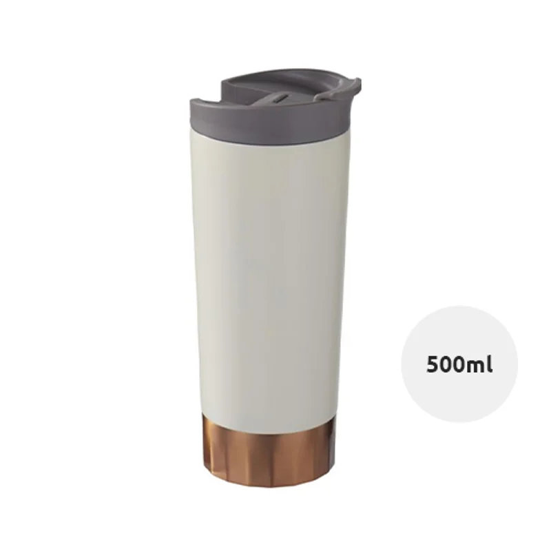 Bicchiere termico in acciaio inox a doppio strato con isolamento sottovuoto in rame 500ml