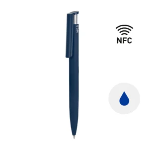 Penna a sfera in ABS in finitura opaca con tag NFC e refill blu
