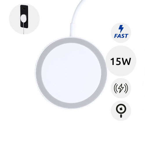 Caricatore wireless magnetico con ricarica veloce da 15W