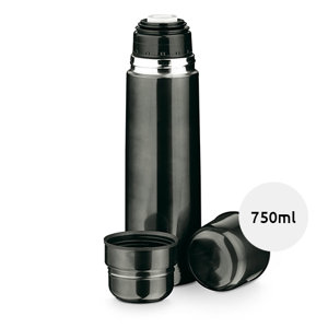 Thermos in acciaio inox con 2 tazze con confezione regalo da 750 ml
