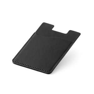 Portatessera per smartphone in PU con protezione RFID e adesivo sul retro 92x62x3mm