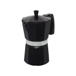 Caffettiera moka in alluminio e manico in plastica da 600ml