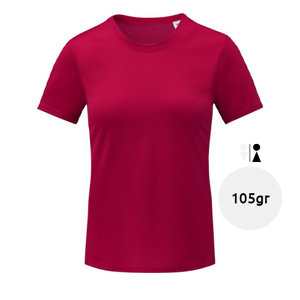 T-shirt in poliestere da donna a maniche corte cool fit 105gr