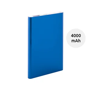Power bank in alluminio in diverse colorazioni da 4000mAh
