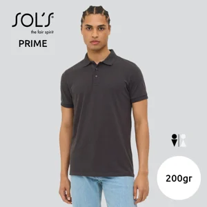 Maglietta polo SOL'S PRIME da uomo in tessuto poliestere e cotone resistente e rinforzato da 200gr