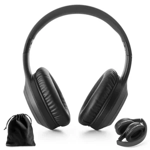 Cuffie wireless pieghevoli in ABS con cancellazione attiva del rumore