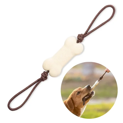 Gioco da Masticare per Animali domestici con osso in resistente TPR sicuro e innocuo