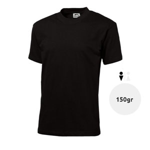 T-shirt da uomo colori assortiti a girocollo con doppia cucitura 100% cotone 150gr