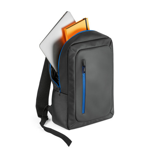 Zaino porta pc da 15.6'' in poliestere 600D impermeabile con schienale e spallacci imbottiti