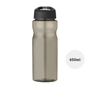 Borraccia sportiva da 650 ml realizzata in plastica riciclata con coperchio con beccuccio