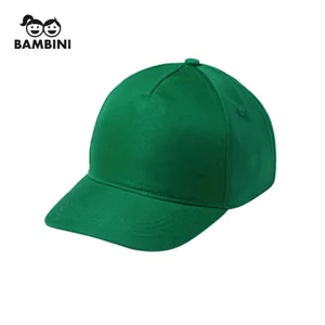 Cappellino per bambini in poliestere e microfibra a 5 pannelli con chiusura a velcro