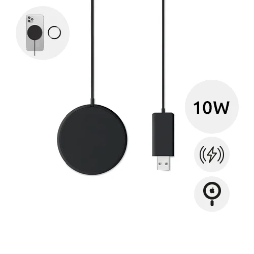 Caricatore wireless e con anello magnetico da 10W