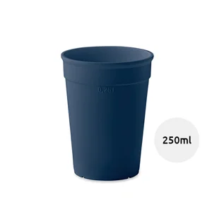 Bicchiere riutilizzabile in PP riciclato da 250ml 
