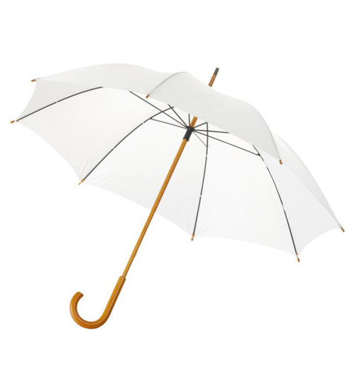 Ombrello con manico e asta in legno da 23'