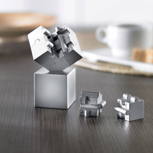 Puzzle 3D in metallo da 8 pezzi