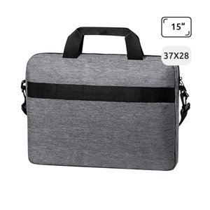 Borsa porta pc da 15" in RPET con tracolla regolabile e aggancio trolley 37x5x28cm
