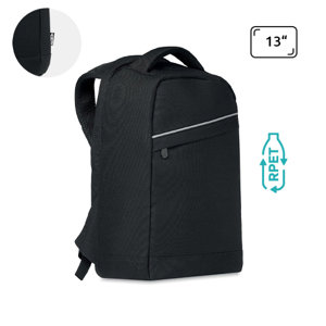 Zaino porta pc da 13" in 600D RPET con tasca di sicurezza sul retro e spallacci imbottiti