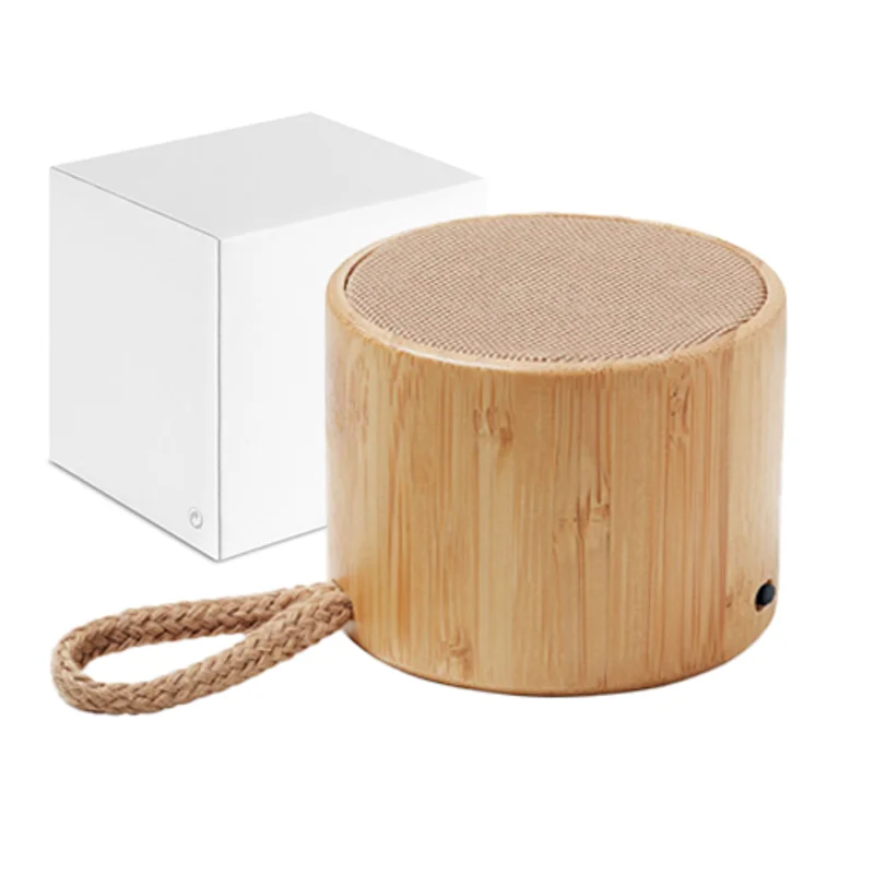 Cassa Wireless 5.1 in ABS con involucro in bambù e anello