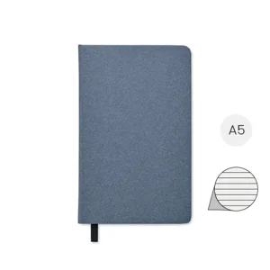 Block notes A5 con semi da piantare copertina rigida in carta riciclata e fogli a righe Prodotto in Europa