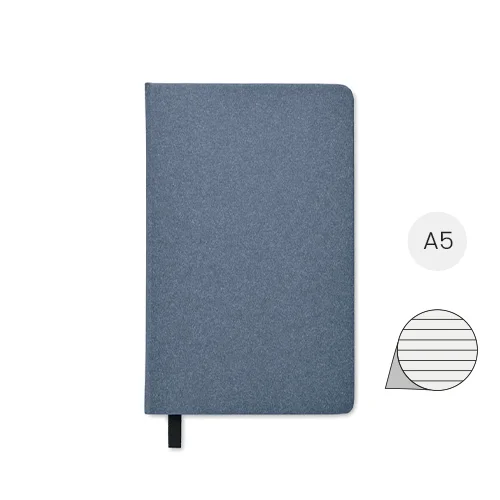 Block notes A5 con semi da piantare copertina rigida in carta riciclata e fogli a righe Prodotto in Europa