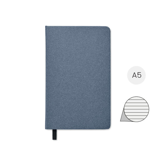 Block notes A5 con semi da piantare copertina rigida in carta riciclata e fogli a righe Prodotto in Europa