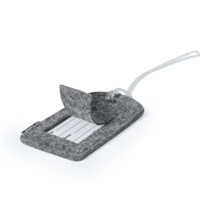 Etichetta per bagagli in feltro RPET