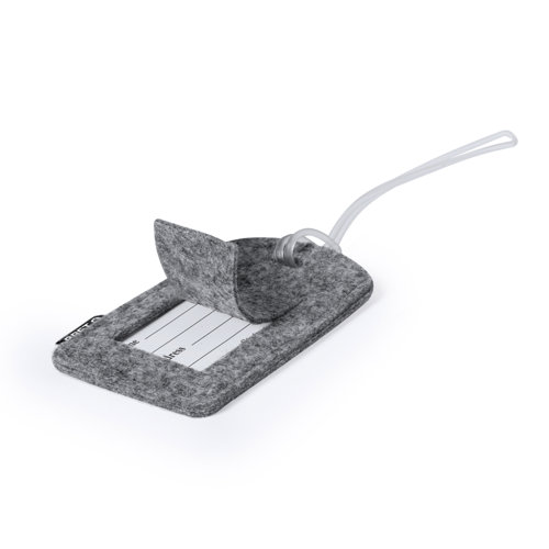 Etichetta per bagagli in feltro RPET