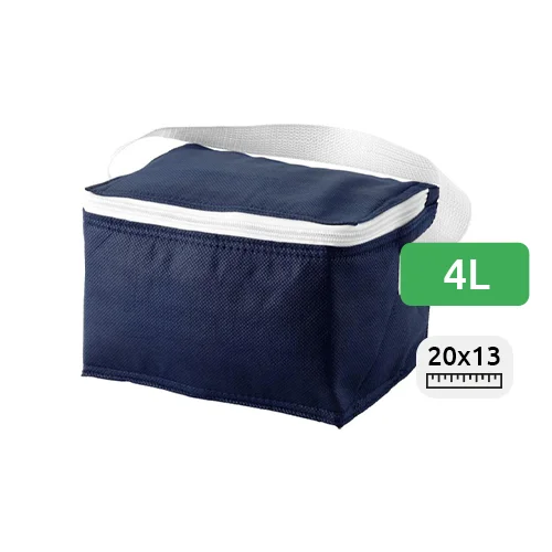 Borsa termica compatta in TNT da 4L per 6 lattine 20x13x16cm