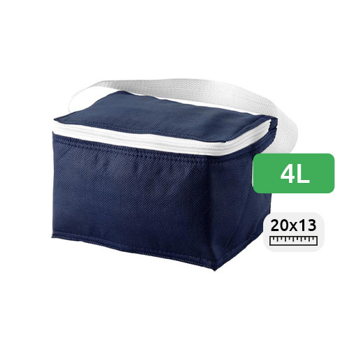Borsa termica compatta in TNT da 4L per 6 lattine 20x13x16cm