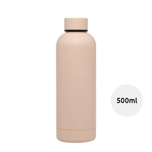 Borraccia con isolamento sottovuoto in rame certificata RCS finitura opaca confezione in cartone riciclato 500ml